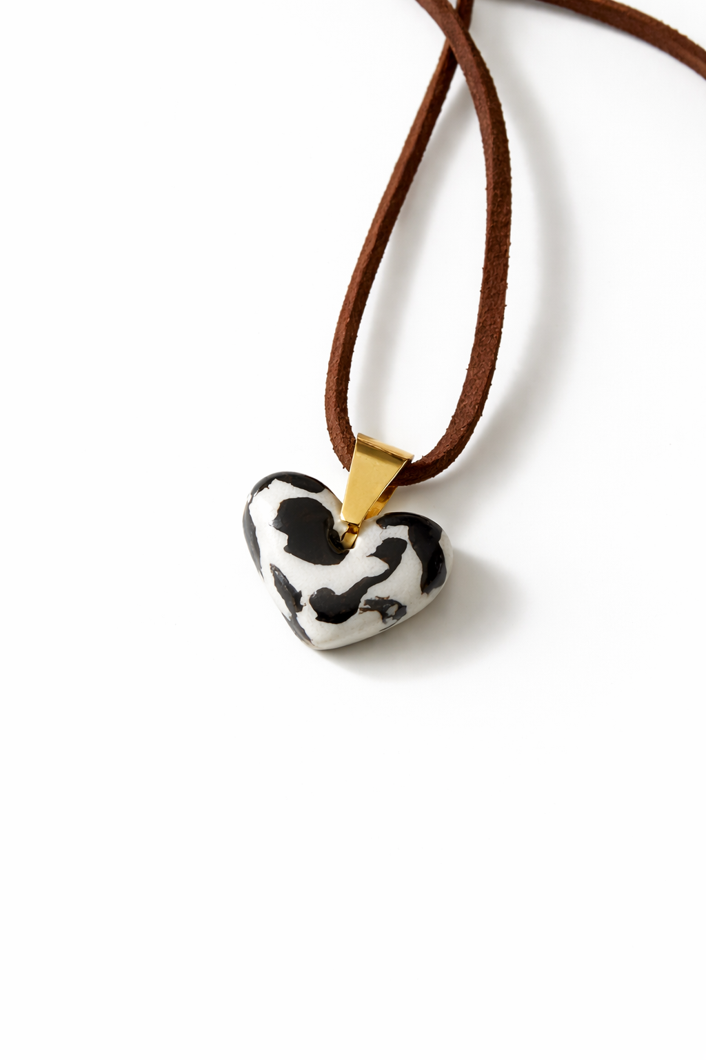 Cuore in Ceramica Maculato