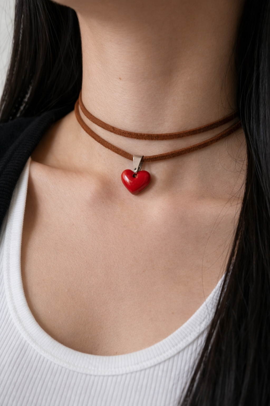 Cuore in Ceramica Maculato