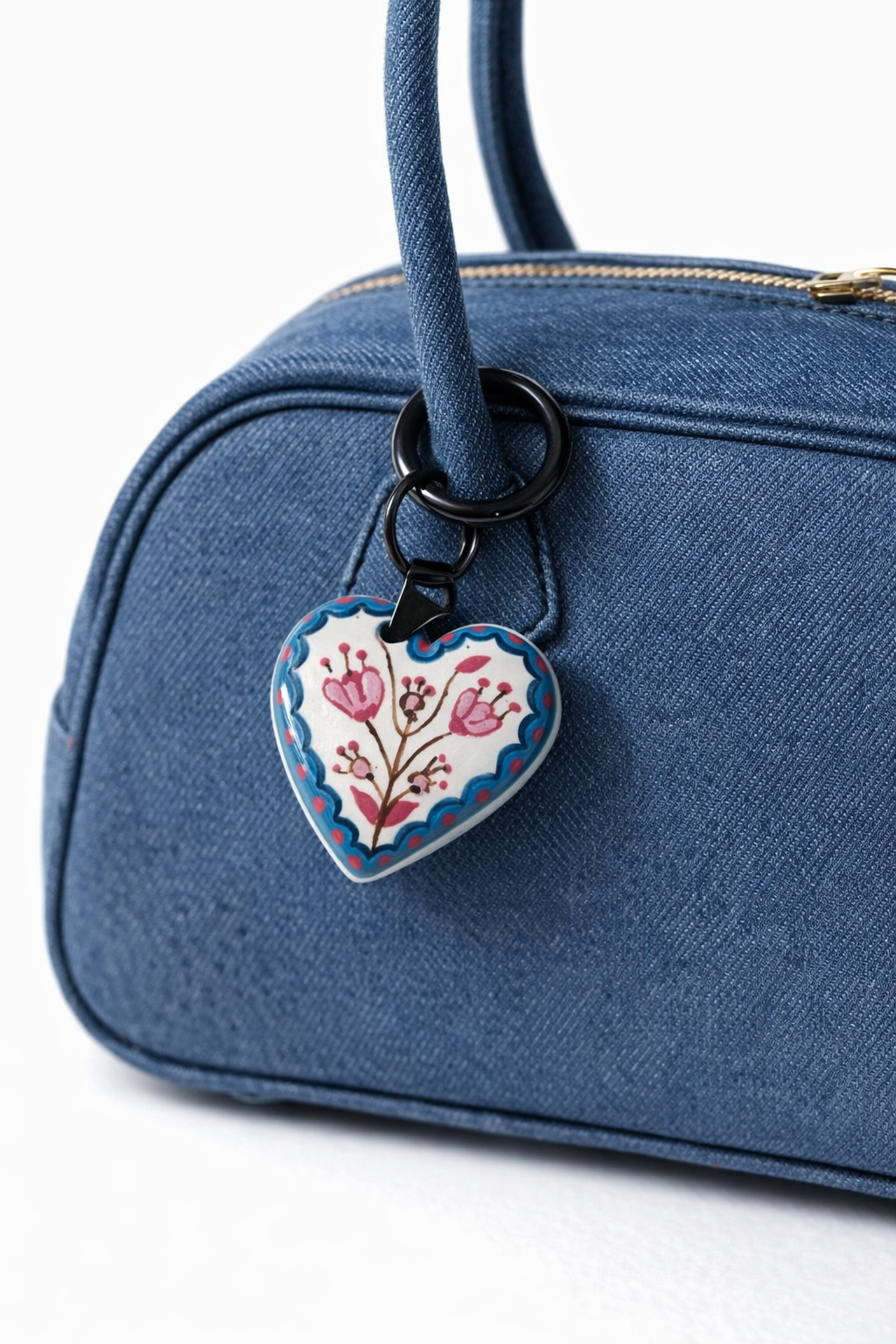 Ciondolo da borsa - Portachiavi in ceramica