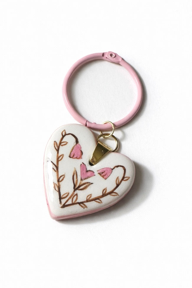Ciondolo da borsa - Portachiavi in ceramica