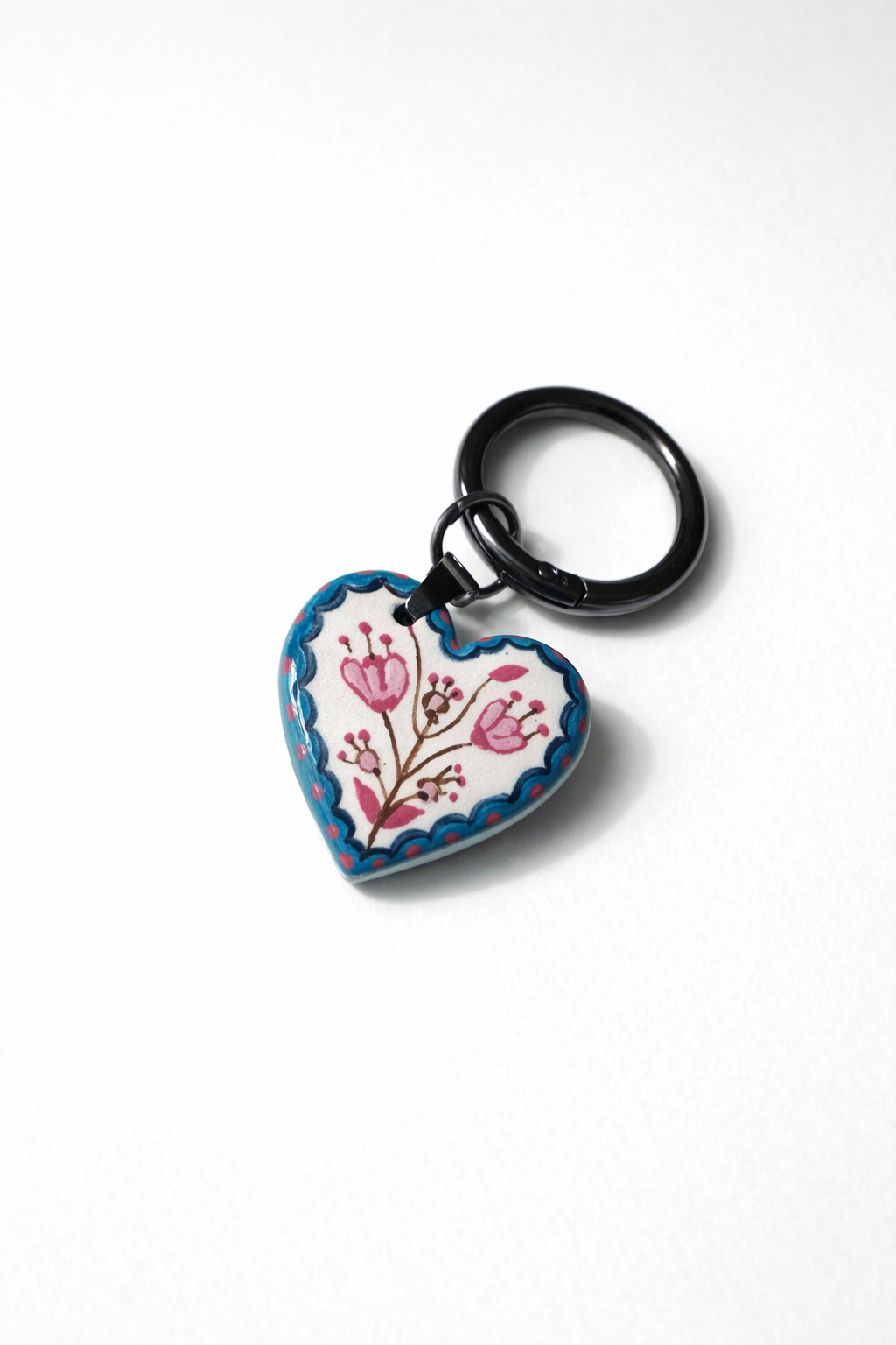 Ciondolo da borsa - Portachiavi in ceramica