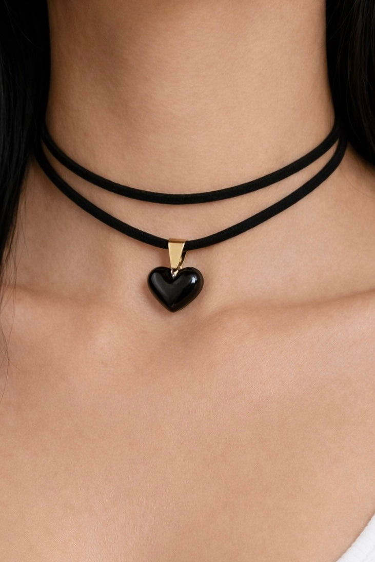 Cuore in Ceramica Maculato