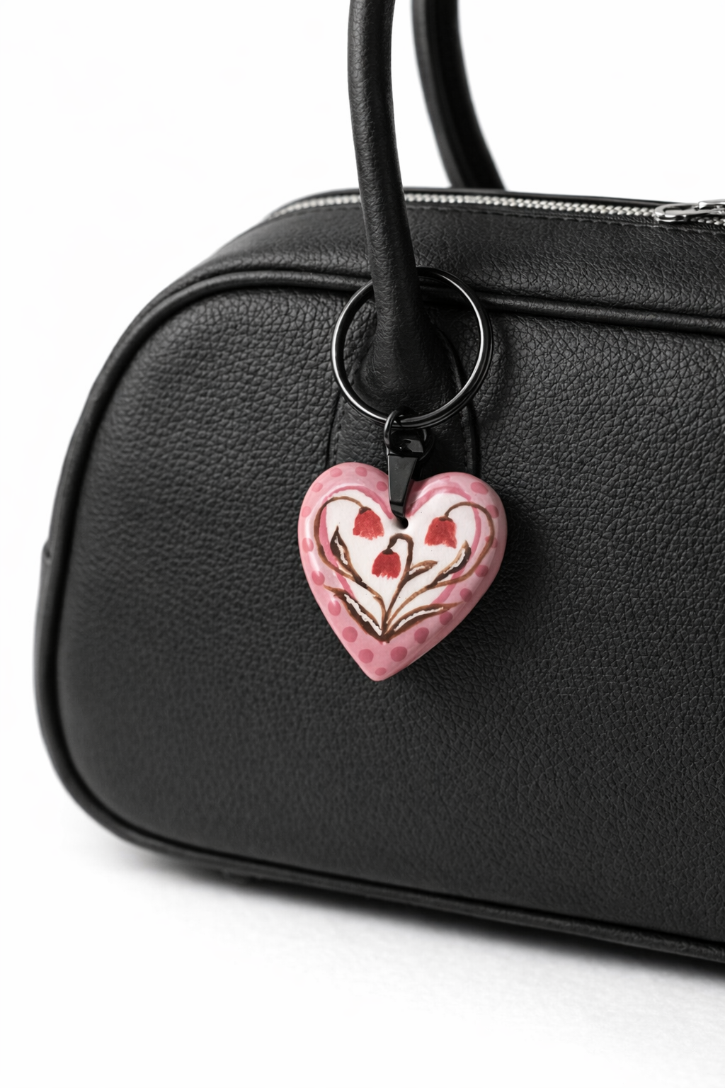 Ciondolo da borsa - Portachiavi in ceramica