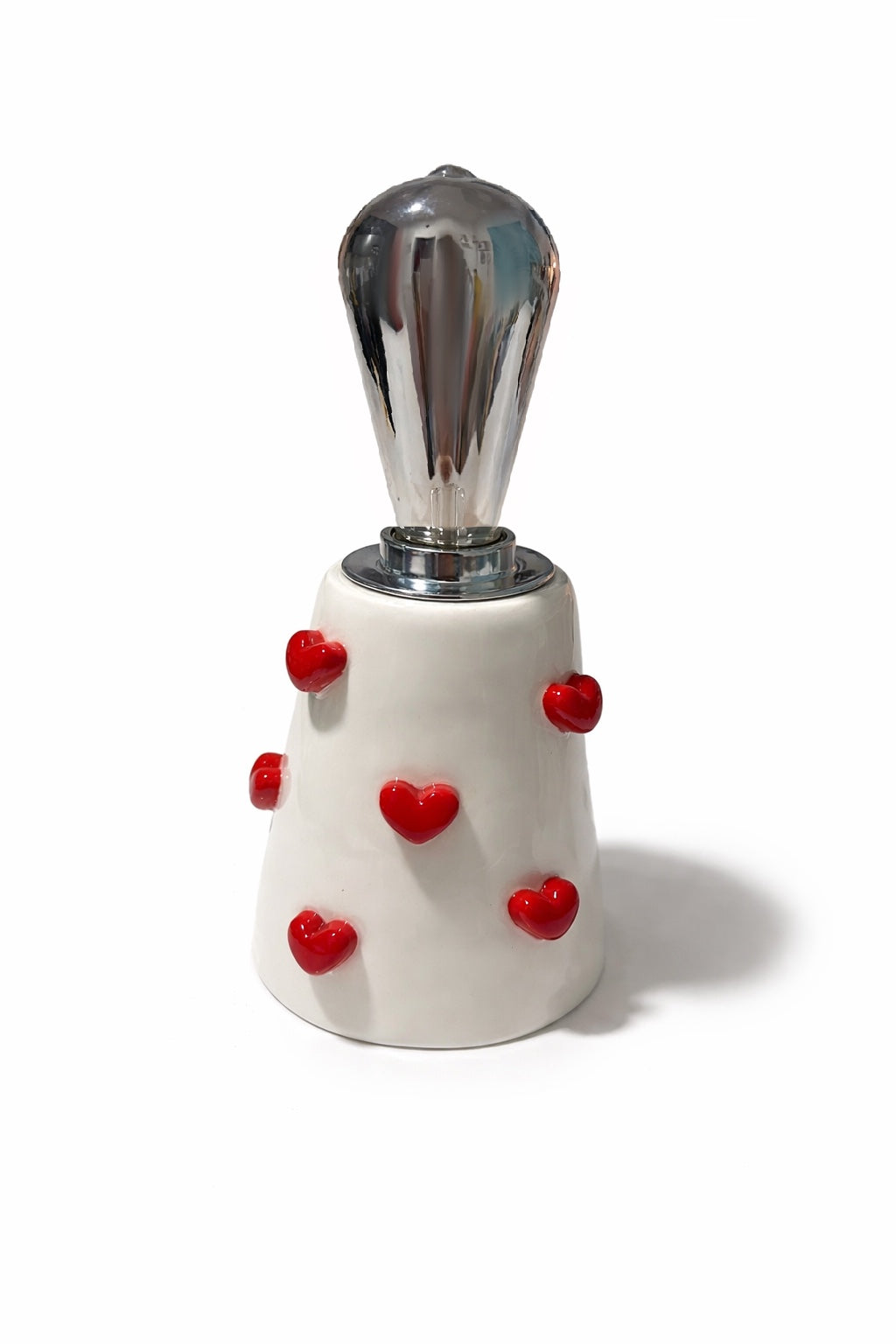 Lampada in Ceramica con Cuori