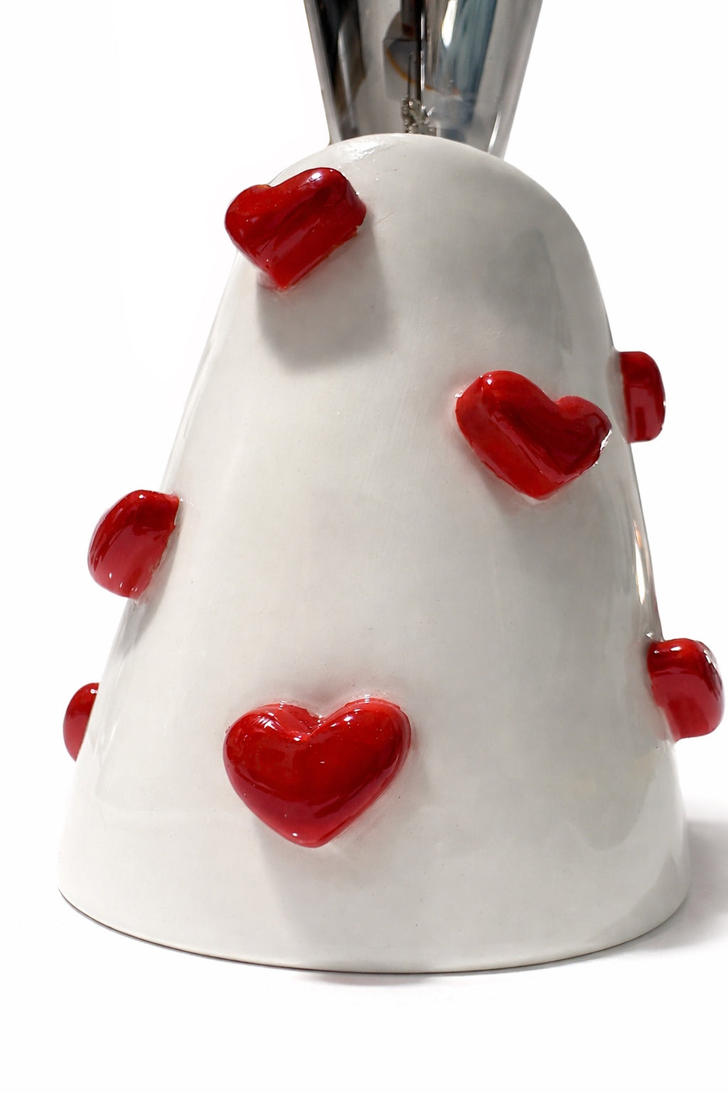 Lampada in Ceramica con Cuori