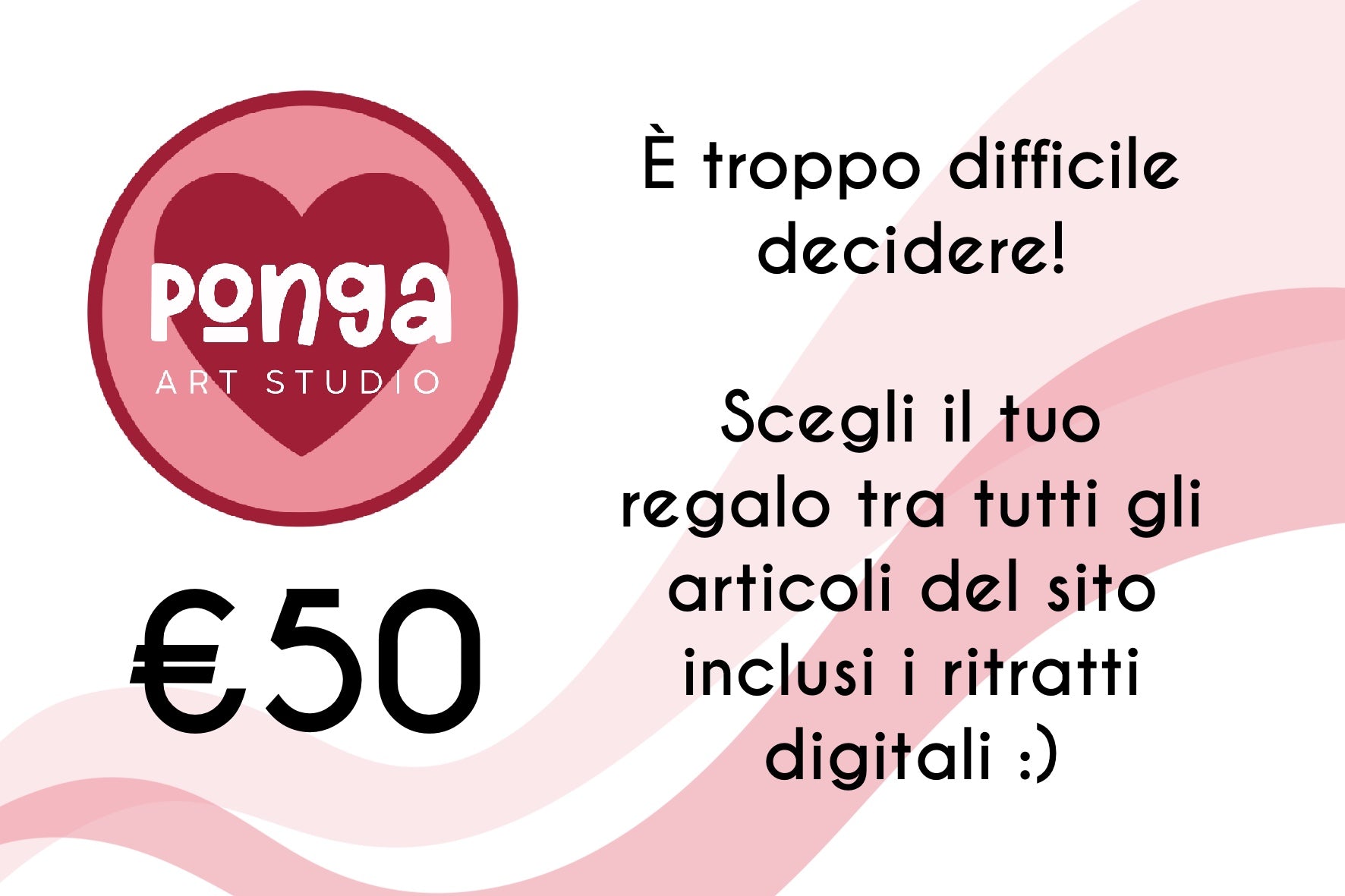 Buono Regalo Ponga Art Studio