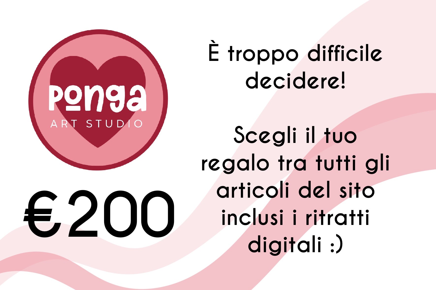 Buono Regalo Ponga Art Studio